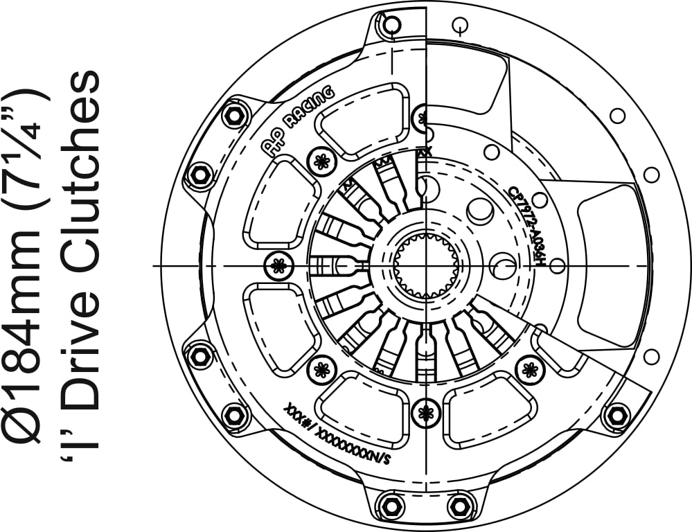 Ø184mm (7¼) 'I' Drive Clutch Types - Feature Image